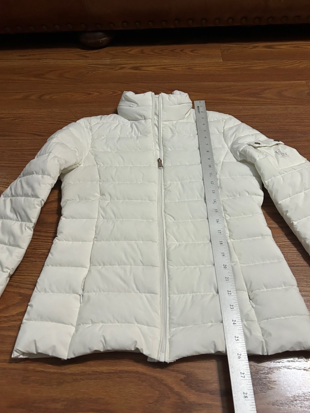 Lauren Ralph Lauren Stark White Quilted Travel Hooded Puffer Jacket Size XS - Picture 10 of 12
